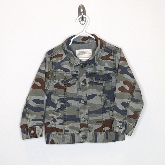 Carter's Camo Camouflage Denim Jacket 3T - Picture 1 of 5